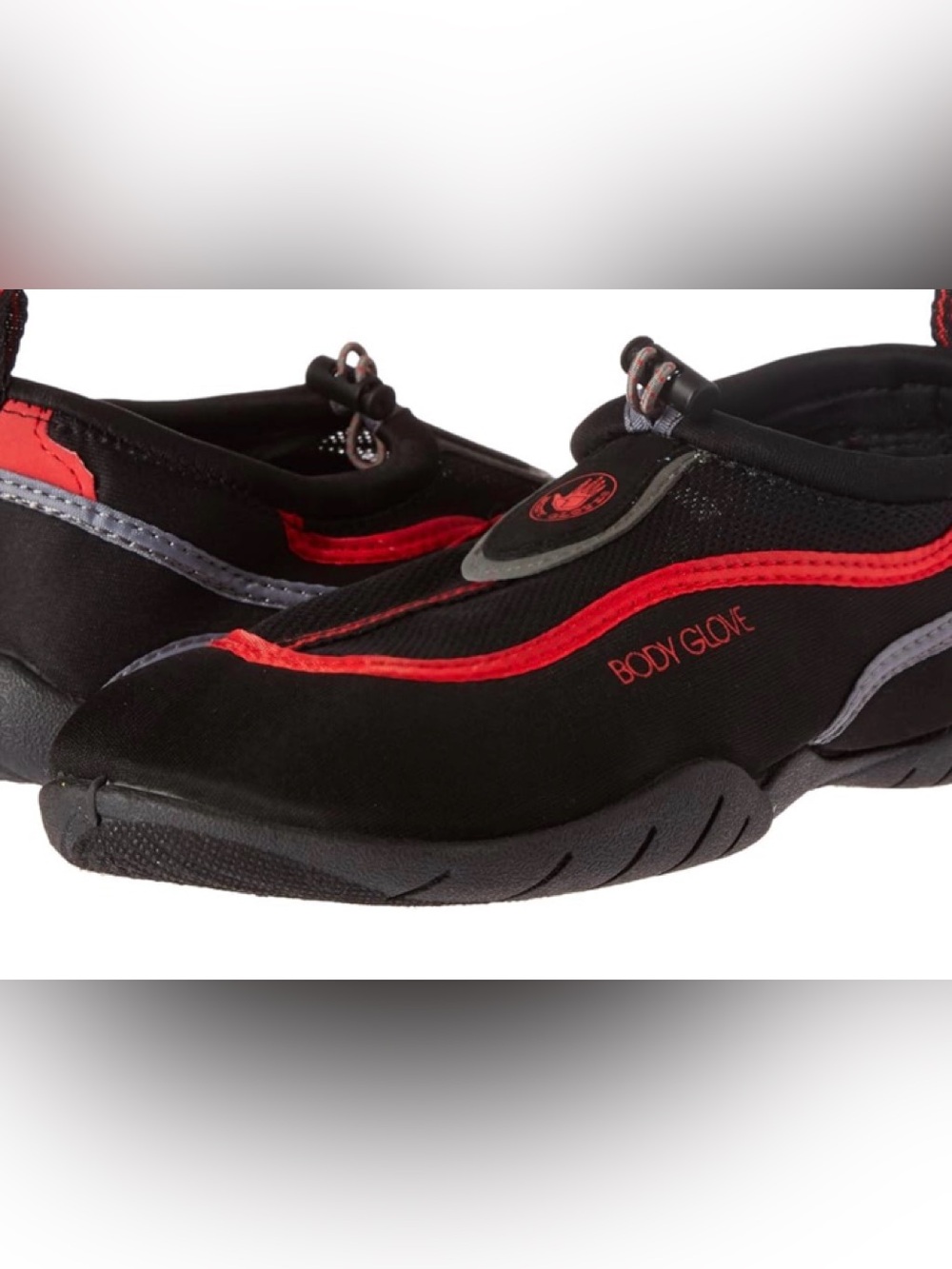 NWT Body Glove Riptide Black and Red Water Shoes